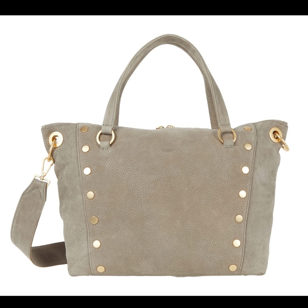 Hammitt Gray Tote with Gold Accents